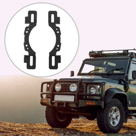 X AUTOHAUX Pack of 2 4 Inch Fog Light Holder for Jeep Wrangler JK Black