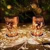 Butterfly Solar Lanterns Outdoor Hanging, Hollowed-Out Metal Waterproof LED Garden