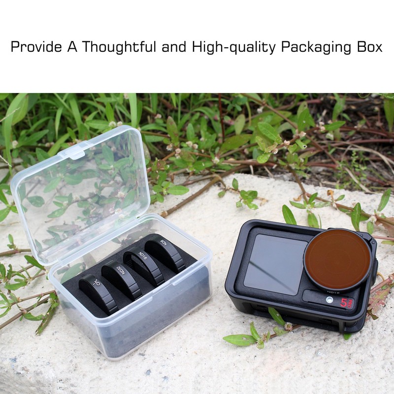 GEPULY 4-Pack ND8 ND16 ND32 CPL Lens Filter for DJI