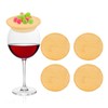 10PCS Wine Glass Topper Bambusoideae Wine Glass Charcuterie Board Drink