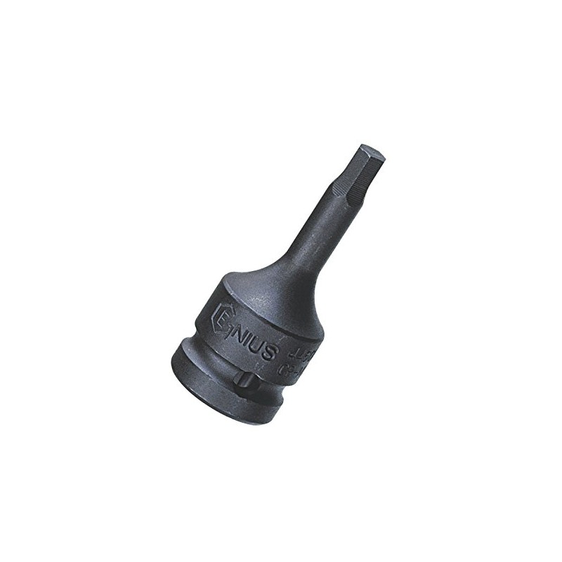 Genius Tools 1/2" Dr. 13mm Hex Impact Bit Socket, 60mmL