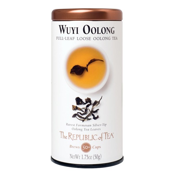 The Republic of Tea Wuyi Oolong Full-Leaf Black Tea, 1.75