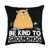 Ground Pig Whistle Pig Woodchucks Apparel Groundhog Rodent Marmots Throw