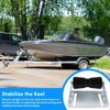 BALAVA 10 inch Boat Trailer Roller Bracket Assembly,Boat Trailer Keel