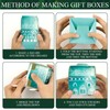 Ramadan Calendar for Filling, 30 Gift Boxes with Number Stickers,