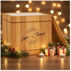 Premium Disposal Towel Holder, Bamboo Box with 50 XL Ultra Soft Clinically Tested Towels, Vegan, Lint Free