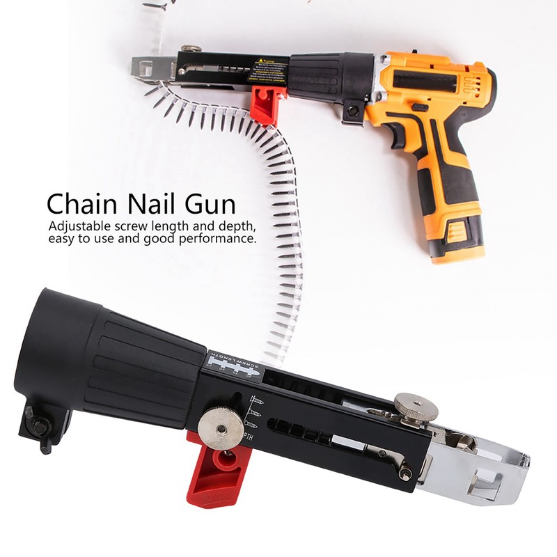 Automatic Chain Nail Gun Electric Drill Screw Tightening Equipment Woodworking