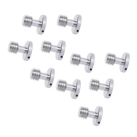 LABRIMP 10PCS Nickel Plated Camera Screws for Quick Release Plate Durable Tripod Replacement for Camera Rig and Photography Equipment