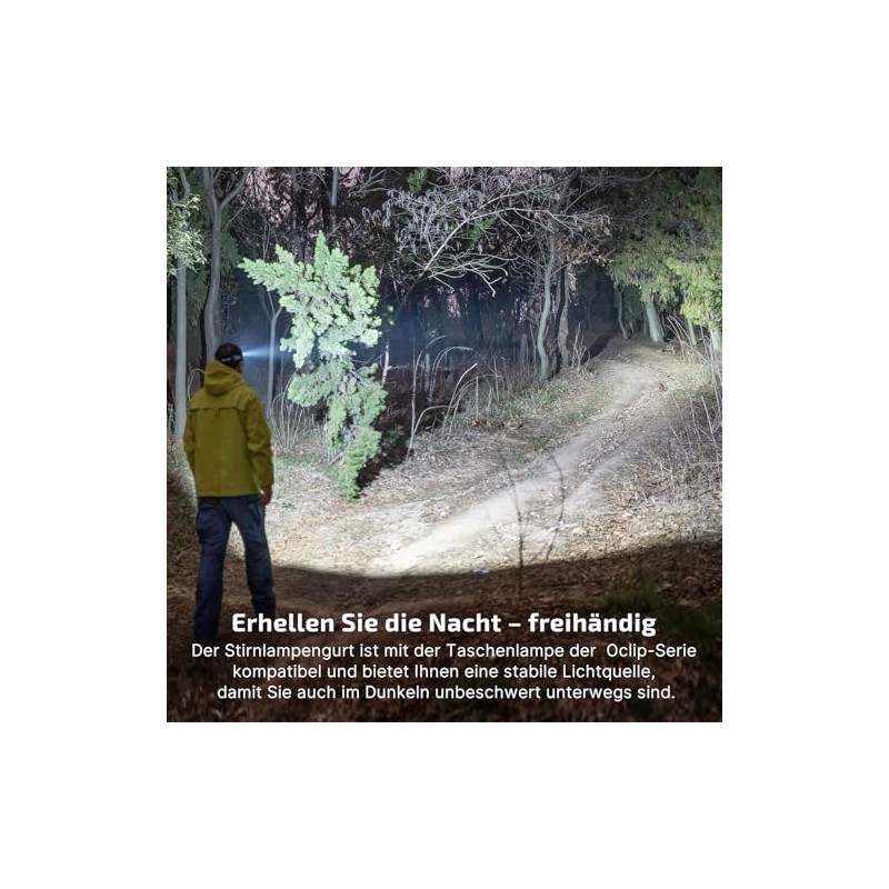 OLIGHT Oclip Headlamp Strap, Headband Main and Top Strap, Compatible