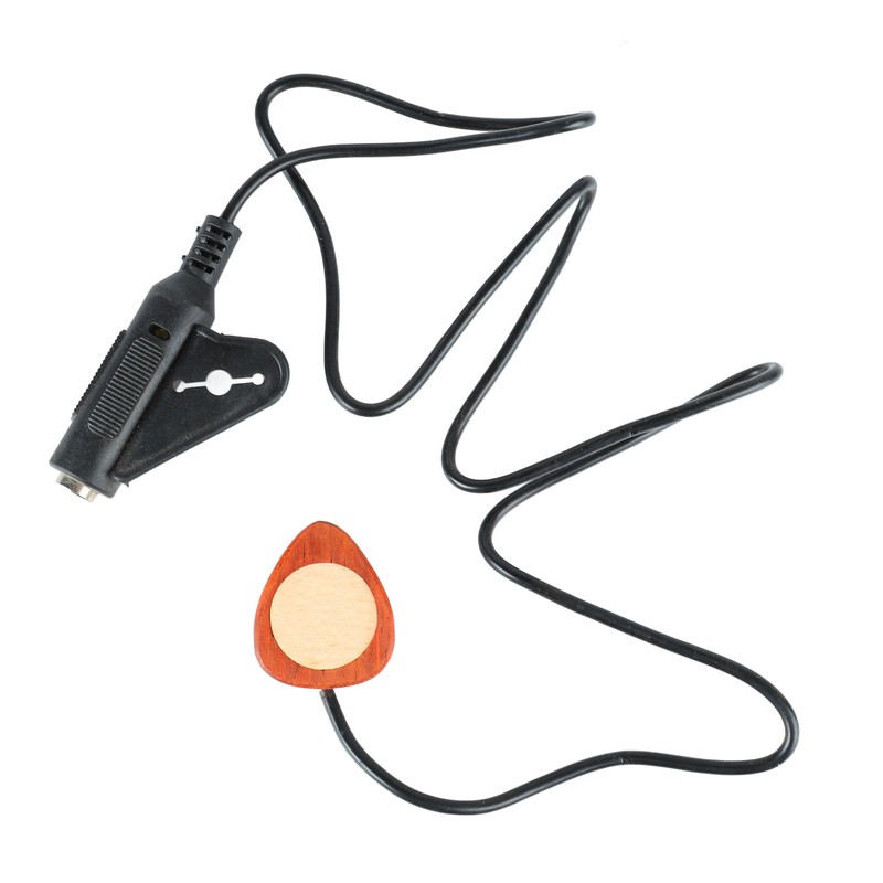 Piezoelectric Pickup with Heart Shape Pick Contact Microphone Transducer for