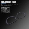 MXT-23 Real Carbon Fiber Side View Mirror Frame Cover Ring