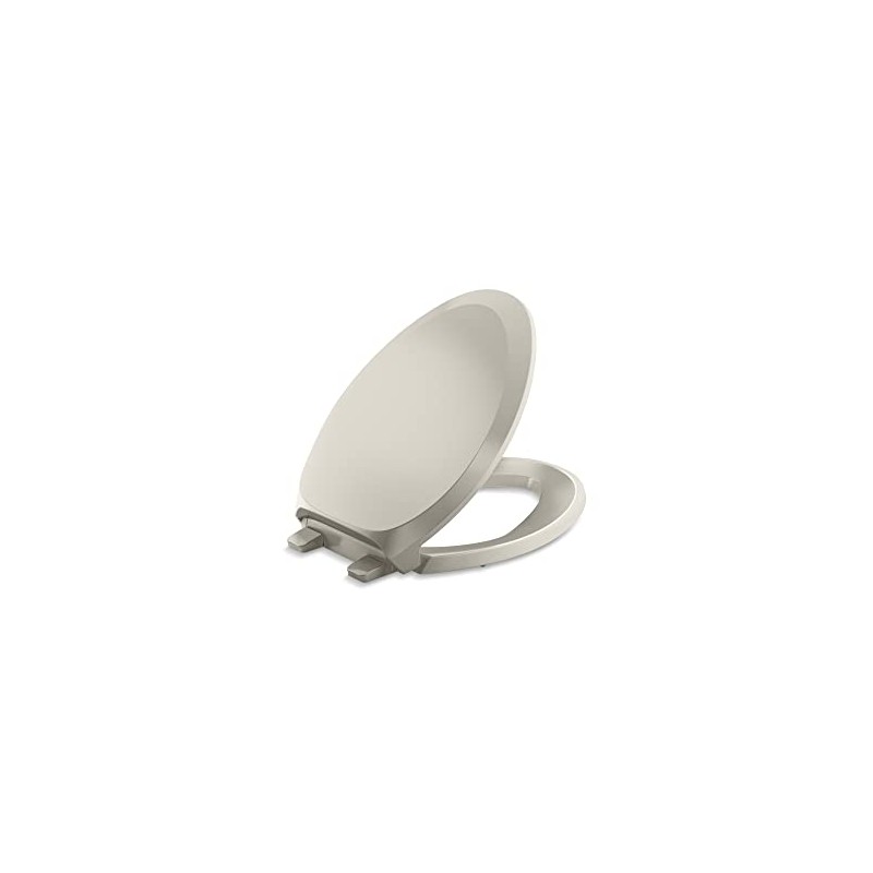 Kohler K4713-RL-G9 French Curve Elongated Closed-Front Toilet Seat with Soft