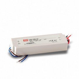 Mean Well LPV-100 – 12 100 W White Power Supply Unit – Power supply UMTS (100 W, 90 – 264, 102 W, 5%, 47 – 63, 85%)
