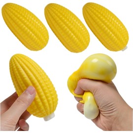 YOYOSTORE 1 Pc Corn Squishies Stress Relief Novelty Toy Friends Prank Trick Anxiety Relief