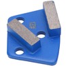 3Pcs Diamond Grinding Shoes Trapezoid Concrete Floor Aggreesive Cutting 2