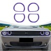 RAZPOY Headlight Lamp Cover for Challenger Accessories, Front Headlight Cover