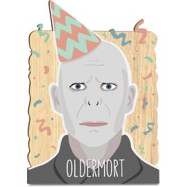 Lieblings Muggel Holzkarte - Oldermort Geburtstagskarte mit Umschlag | oldermort karte, Muggle, Lustige Geburtstagskarte, Zauberin, Zauberer, Witzige Geschenkidee für Fantasy-Liebhaber, Magie Geschenk