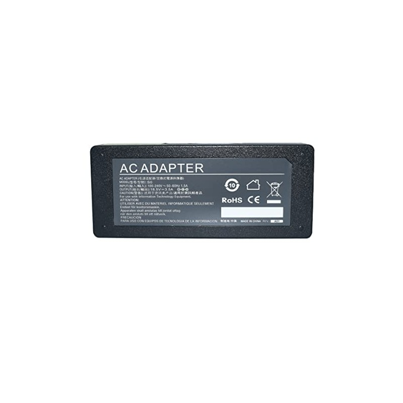 Cargador Compatible con HP Dv2000 V6000 V3000 18.5v 3.5a 65w