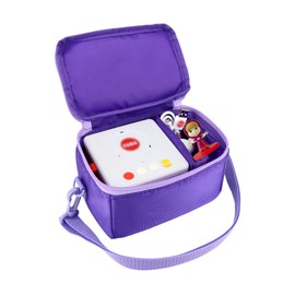 Faba Storyteller Bag with Compartment for 1-2 FABA Italian Sound Figures, Carry Bag for Storytellers Children 0 to 6 Years and Stories Rhymes, Songs Figures, Purple
