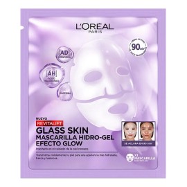 L'Oréal Paris Revitalift Ácido Hialurónico Glass Skin Crema Líquida Hidratante con Ácido Hialurónico, Niacinamida y Vitamina CG, Brillo Radiante para 