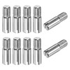 M METERXITY 10-Pack M6 x 20mm Slotted Cylindrical Pin Dowel,