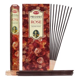 Precious Rose Incense Sticks and Incense Stick Holder Bundle Insence Insense Hem Incense Sticks
