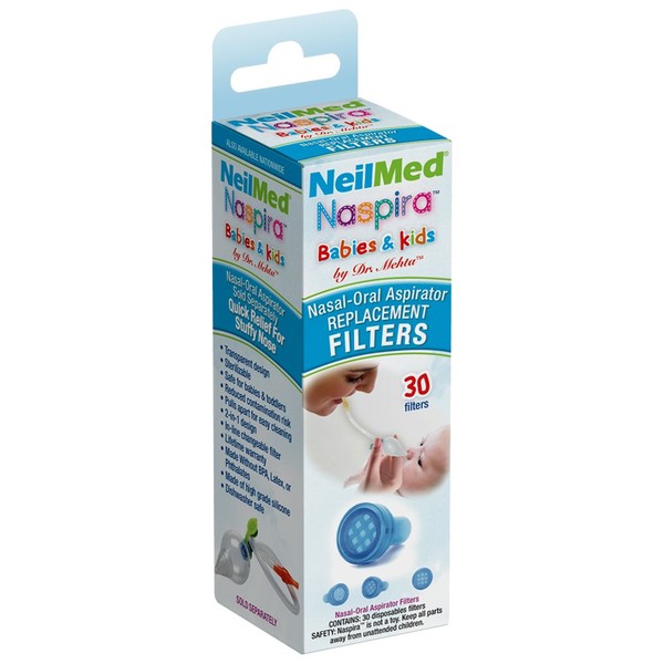 NeilMed Pharmaceuticals - Naspira Replacement Filters - 30 Count