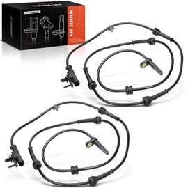 A-Premium ABS Wheel Speed Sensor Compatible with Infiniti Models - G35 2007-2008, G25 2011-2012, G37 2009-2013, RWD - Front Driver and Passenger Side, (2-PC Set), Replace# 0265008024, 47910JK000