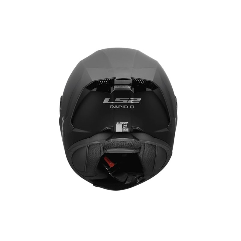 LS2, RAPID III Integral Motorcycle Helmet Solid Matt Black, XL