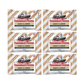 Fisherman's Friend Honey Lemon Lozenges 25g, (Pack of 6)