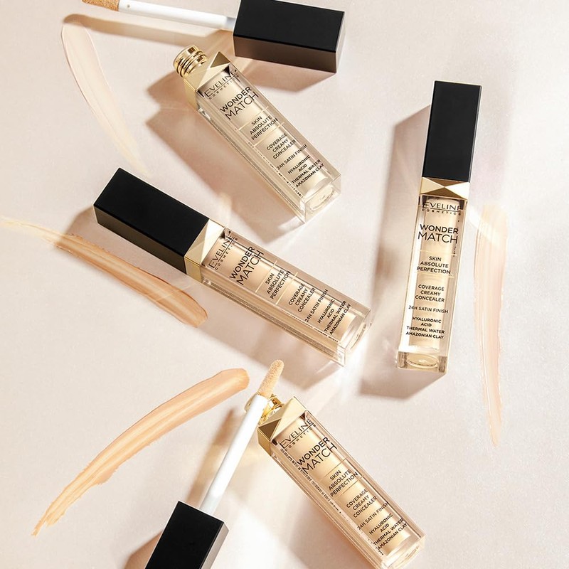 Eveline Wonder Match Liquid Concealer 5 ml, No 10 Light