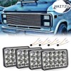 Haitzu 4x6 Headlights Led 4PCS w/H4 Socket Headlamp Compatible with