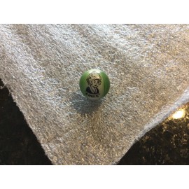 Unbranded Vintage | Peltier Comic Picture "Annie" | Marble | Green & White Swirl