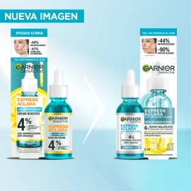 Garnier Express Aclara sérum anti-imperfecciones 30 ml, vitamina C + ácido salicílico