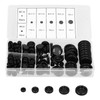 200Pcs Wire Washer Kit Rubber Grommet Dustproof Insulated Fireproof for