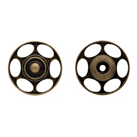 Prym 341.850 341850-1 Snap Fasteners, Brass, 100%, Brass, 25 mm