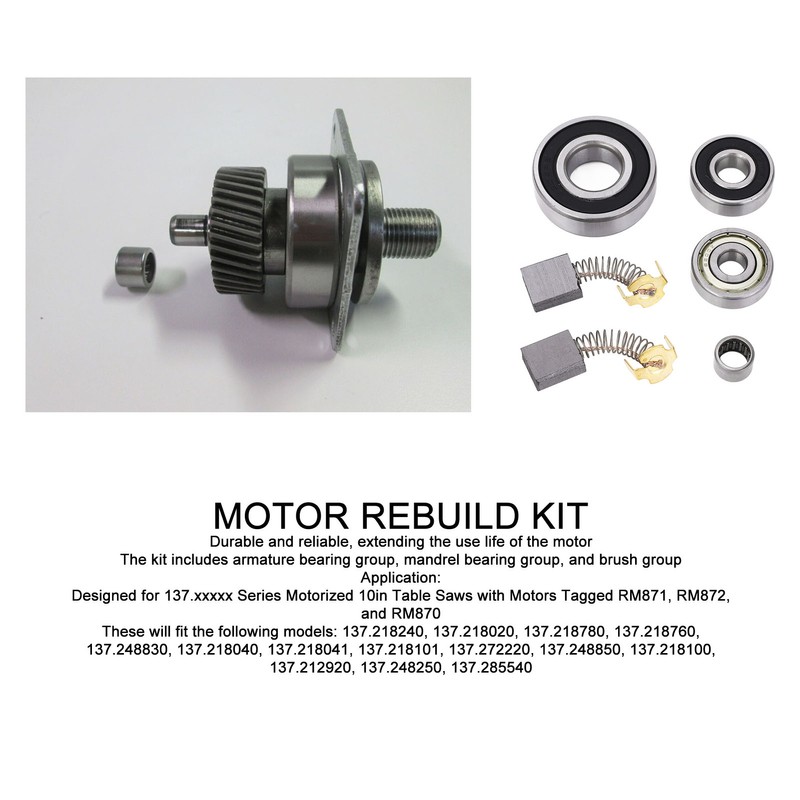 6PCS Motor Rebuild Kit Professional High Efficiency Long Lasting Use