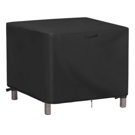 Jungda - Funda cuadrada para mesa de centro de 44 pulgadas, impermeable, para mesa de patio, resistente al agua, para muebles de exterior, 44 x 44 x 18 pulgadas