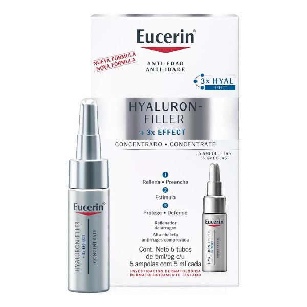 Eucerin HF Serum Facial Antiarrugas 6 tubos de 5ml c/u