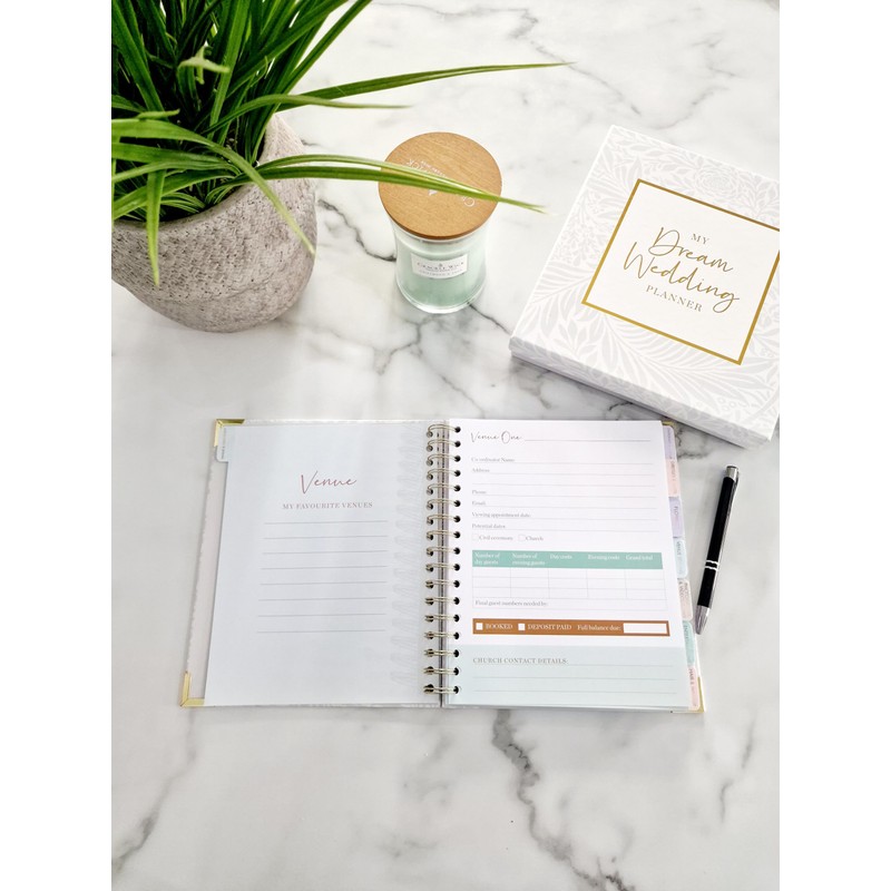 Award Winning Luxury White and Gold UK Wedding Planner Engagement