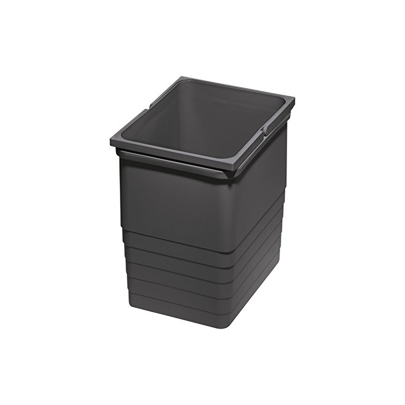 NINKA Abfallbehälter eins2vier/eins2fünf, 4,2 L, BxHxT: 153x170x230mm dunkelgrau