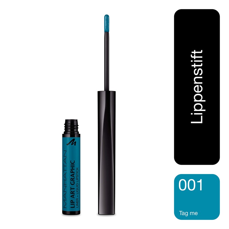 Manhattan Lip Art Graphic 2-in-1 Lip Liner and Liquid Lipstick