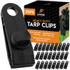 25 Pack Heavy Duty Reusable Tarp Clips - Use with