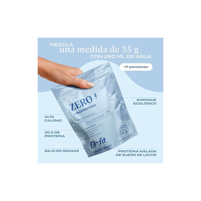 B-FIT Proteína Whey Isolada Zero - Aminoácidos Alta Pureza