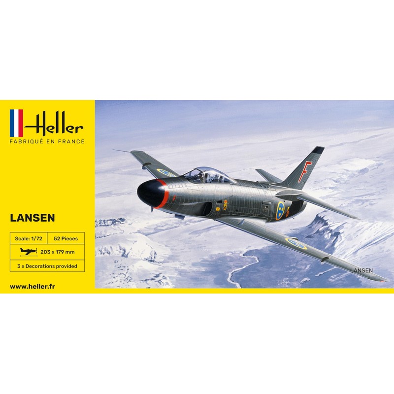 Heller 1:72 - SAAB 32 Lansen