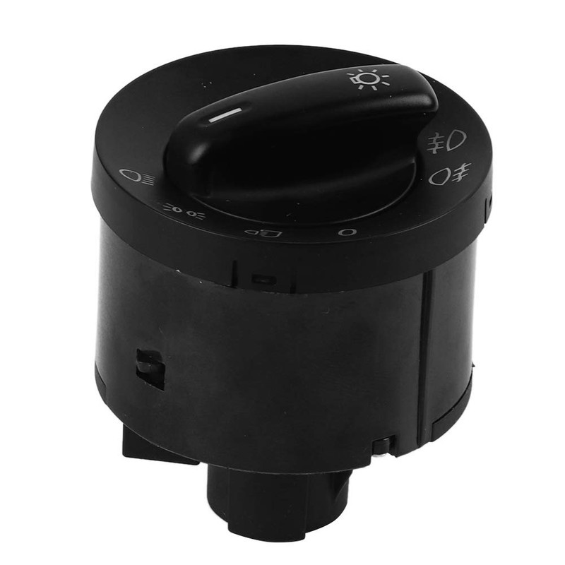 Headlight Bulb Switch 1K0941431N Chrome Black Fits MK5 MK6 Models