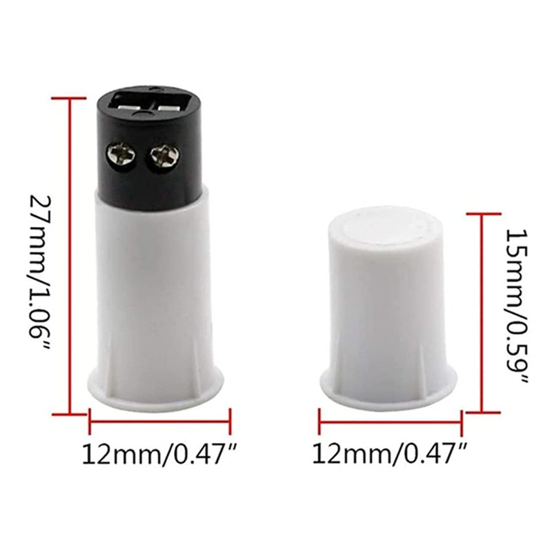bnafes MC-33C Normally Closed Recessed Window Door Contact Sensor Alarm