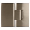 C.R. LAURENCE V1E180BN CRL Brushed Nickel Vienna 180 Series Glass-to-Glass