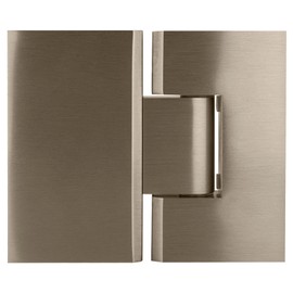 C.R. LAURENCE V1E180BN CRL Brushed Nickel Vienna 180 Series Glass-to-Glass Hinge