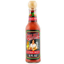 Cholula Hot Sauce, Extra Hot, Product of Mexico, Blend of Arbol & Piquin Peppers for Bringing Extra Hot Heat to Tacos, Eggs, Pizza and More, 5 fl oz